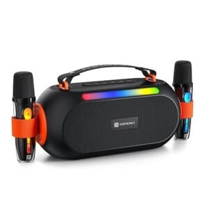 Portronics 25W Apollo 20 Wireless Bluetooth Portable Speaker with Dual Wireless Karaoke Mic